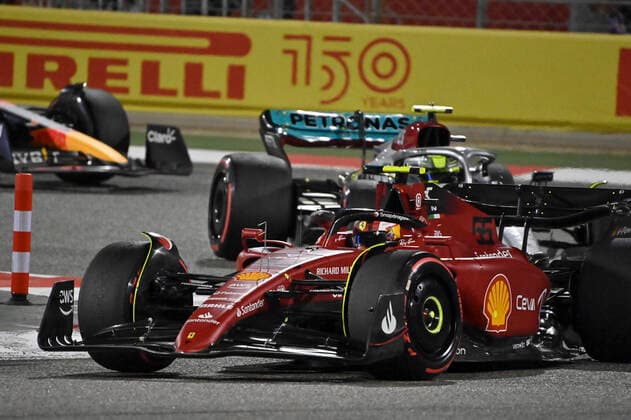 55 Carlos Sainz ESP, Scuderia Ferrari , F1 Grand Prix of Bahrain at Bahrain International Circuit on March 20, 2022 in Sakhir, Bahrain Photo by HOCH ZWEI Sakhir Bahrain