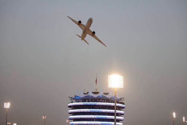 Air show, F1 Grand Prix of Bahrain at Bahrain International Circuit on March 20, 2022 in Sakhir, Bahrain Photo by HOCH ZWEI Sakhir Bahrain
