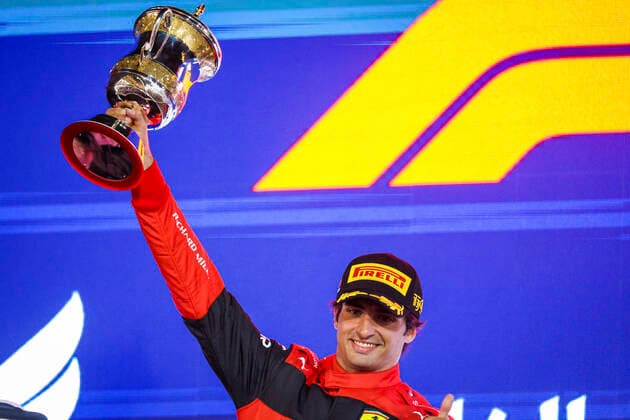55 Carlos Sainz ESP, Scuderia Ferrari , F1 Grand Prix of Bahrain at Bahrain International Circuit on March 20, 2022 in Sakhir, Bahrain Photo by HOCH ZWEI Sakhir Bahrain