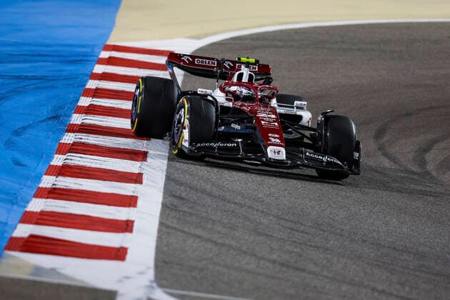 24 Guanyu Zhou CHN, Alfa Romeo F1 Team ORLEN , F1 Grand Prix of Bahrain at Bahrain International Circuit on March 20, 2022 in Sakhir, Bahrain Photo by HOCH ZWEI Sakhir Bahrain