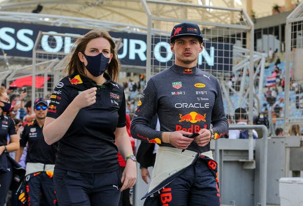 FORMULA 1 GULF AIR BAHRAIN GRAND PRIX 2022, 20 03 2022 Bahrain International Circuit, Sakhir, Bahrain on 20 March 2022 Max Verstappen 1 (NED), HONDA Red Bull Racing RB18 during the FORMULA 1 GULF AIR BAHRAIN GRAND PRIX 2022, Phil Duncan Editorial Use Only Copyright: xPhilxDuncanx ESM-0412-0055
