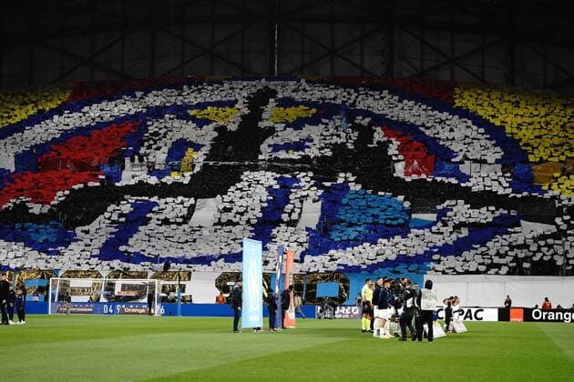Supporters de l OM FOOTBALL : Olympique de Marseille vs OGC Nice - Ligue 1 Uber Eats - Marseille - 20 03 2021 NorbertScanella Panoramic 