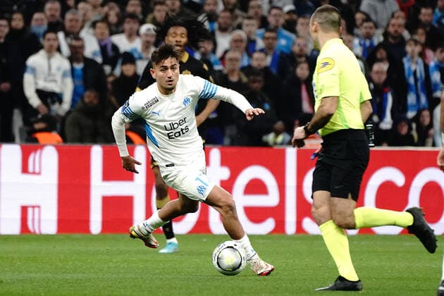 Cengiz Under (Olympique de Marseille) FOOTBALL : Olympique de Marseille vs OGC Nice - Ligue 1 Uber Eats - Marseille - 20 03 2021 NorbertScanella Panoramic 
