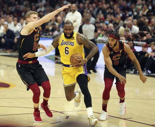 Basketball, NBA, Cleveland Cavaliers - Los Angeles Lakers
