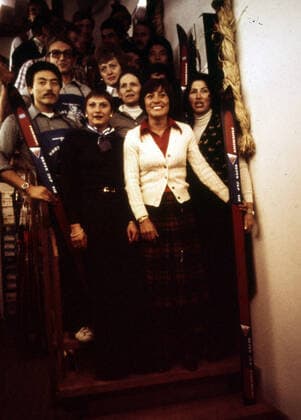 02.11.76 Rosi Mittermaier Deutschland, Stuttgart, 02.11.1976, Ski, Sportwertstatt Baschin Stuttgart: Rosi Mittermaier. *** 02 11 76 Rosi Mittermaier Germany, Stuttgart, 02 11 1976, Ski, Sportwertstatt Baschin Stuttgart Rosi Mittermaier