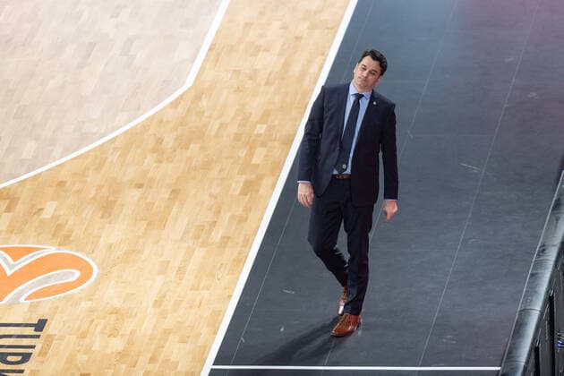 Basketball Berlin 22 03 2022 Euroleague Regular Season 2021 2022 Alba Berlin FC Barcelona Israel Gonzalez Alba Berlin, coach