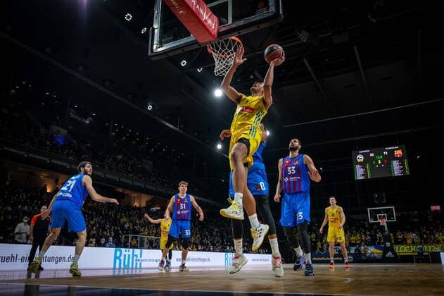 Basketball Berlin 22 03 2022 Season 2021 2022 Euroleague Regular Season Alba Berlin FC Barcelona Oscar Da Silva Alba Berlin, No 01