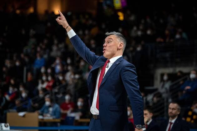 Basketball Berlin 22 03 2022 Euroleague Regular Season 2021 2022 Alba Berlin FC Barcelona Sarunas Jasikevicius Barcelona, coach