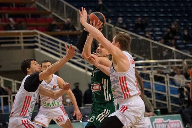 Panathinaikos OPAP Athens v FC Bayern Munich - Turkish Airlines EuroLeague Nemanja Nedovic (26) in action during the Turkish Airlines EuroLeague Regular Season Round 31 match between Panathinaikos OPAP Athens and FC Bayern Munich at OAKA stadium on March 22, 2022 in Athens, Greece. Athens Greece  Copyright: xNikolasxKokovlisx originalFilename:kokovlis-notitle220322_npTQY.jpg