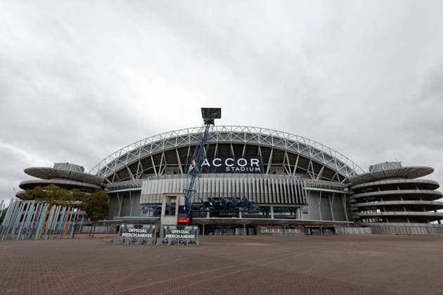 Accor Stadium Stadium Australia, General view, MARCH 23, 2022 - Football Japan national team, Nationalteam during a training session ahead of the FIFA World Cup, WM, Weltmeisterschaft, Fussball Qatar 2022 Asian Qualifier FINAL Round Group B match against Australia at Stadium Australia in Sydney, Australia. Noxthirdxpartyxsales  (184074198)