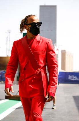 44 Lewis Hamilton GBR, Mercedes AMG Petronas F1 Team , F1 Grand Prix of Saudi Arabia at Jeddah Corniche Circuit on March 24, 2022 in Jeddah, Saudi Arabia Photo by HOCH ZWEI Jeddah Saudi Arabia