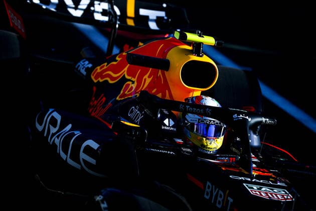 11 PEREZ Sergio (mex), Red Bull Racing RB18, action during the Formula 1 STC Saudi Arabian Grand Prix 2022, 2nd round of the 2022 FIA Formula One World Championship, WM, Weltmeisterschaft on the Jeddah Corniche Circuit, from March 25 to 27, 2022 in Jeddah, Saudi Arabia - F1 - SAUDI ARABIAN GRAND PRIX 2022 DPPI Panoramic  00122006__V2_9664.JPG_