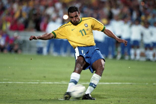 EMERSON FERREIRA DA ROSA, Brasile, Rigore, Goal, Penalty, FIFA World Cup, WM, Weltmeisterschaft, Fussball France 1998, Semi Final, Brazil vs Holland 1-1 (5-3 apk), Marseille CAMPIONATI MONDIALI FRANCIA 1998 - SEMI FINALE BRASILE-OLANDA 5-