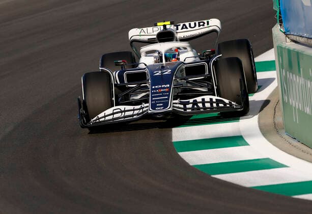 22 Yuki Tsunoda JPN, Scuderia AlphaTauri , F1 Grand Prix of Saudi Arabia at Jeddah Corniche Circuit on March 25, 2022 in Jeddah, Saudi Arabia Photo by HOCH ZWEI Jeddah Saudi Arabia
