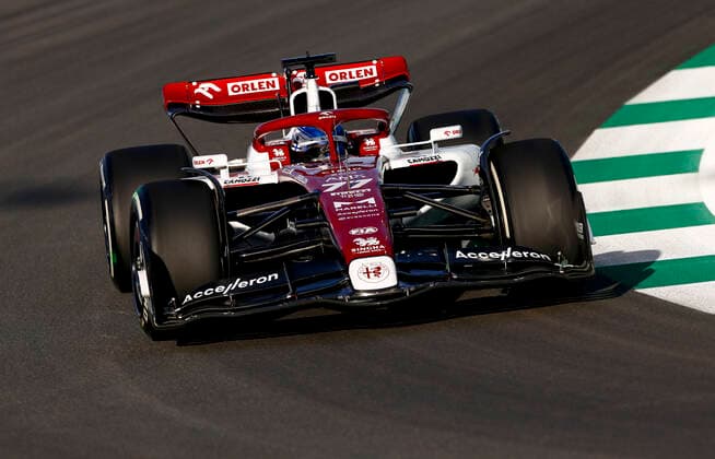 77 Valtteri Bottas FIN, Alfa Romeo F1 Team ORLEN , F1 Grand Prix of Saudi Arabia at Jeddah Corniche Circuit on March 25, 2022 in Jeddah, Saudi Arabia Photo by HOCH ZWEI Jeddah Saudi Arabia