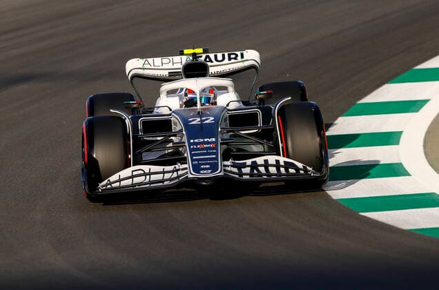 22 Yuki Tsunoda JPN, Scuderia AlphaTauri , F1 Grand Prix of Saudi Arabia at Jeddah Corniche Circuit on March 25, 2022 in Jeddah, Saudi Arabia Photo by HOCH ZWEI Jeddah Saudi Arabia