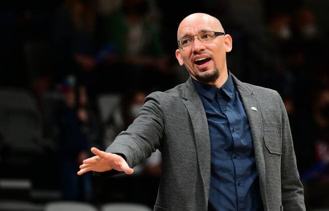 19 03 2022 Basketball Season 2021 2022 2 Bundesliga Pro A 31 Matchday Nürnberg Falcons Basketball Club NBC Eisbären Bremerhaven Allen Ray Smith Headcoach, Eisbären Bremerhaven