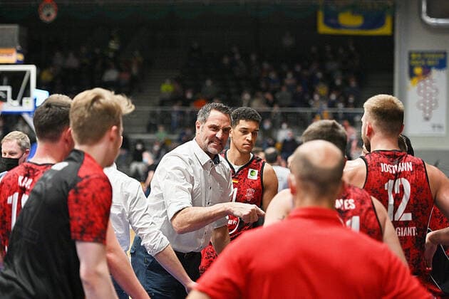 Phoenix Hagen vs Bayer Giants Leverkusen, Basketball, 2 Bundesliga ProA, 2021 2022 season, 31 matchday, 25 03 2022 Hagen Copyright: xEibner-Pressfoto xAaronxBowserx 1268: EP_ABR