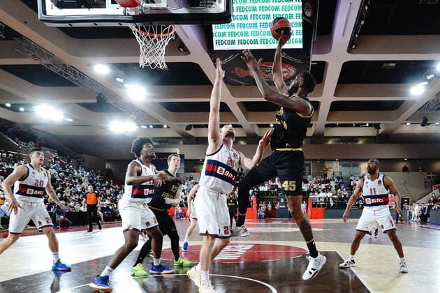Basketball, Euroleague, AS Monaco - Baskonia Vitoria Gasteiz