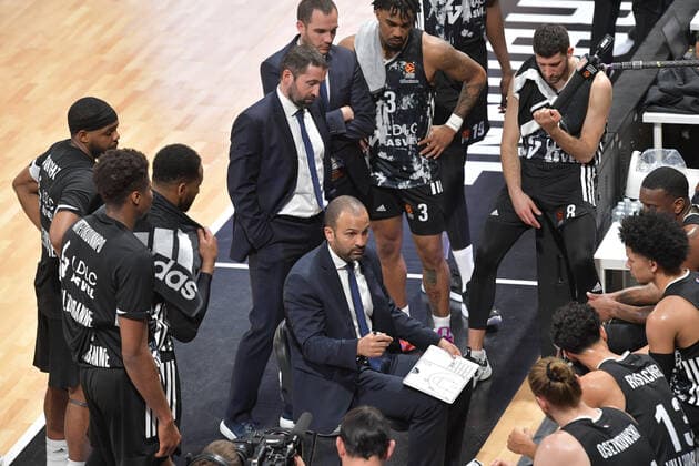 TJ Parker (asvel) BASKETBALL : LDLC ASVEL vs Olympiakos - Euroligue - 25 03 2022 FredericChambert Panoramic 