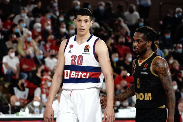 Simone Fontecchio (Vitoria Gasteiz) BASKETBALL : Monaco vs Vitoria Gasteiz - Euroleague - Monaco - 25 03 2022 NorbertScanella Panoramic 