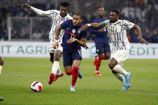 Football, International match, France - Ivory Coast