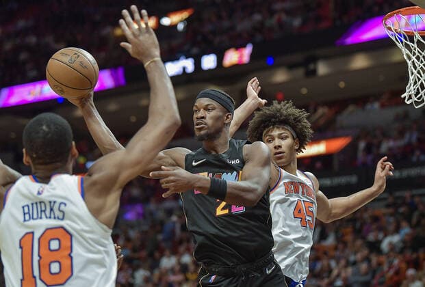 Basketball, NBA, Miami Heat - New York Knicks