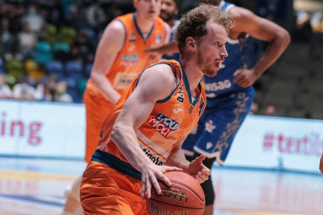 Guenther Per, Ratiopharm Ulm, 6 , , GER,Basketball, BBL, Fraport Skyliners vs Ratiopharm Ulm,25 03 2022 Frankfurt, Germany Copyright: xEibner-Pressefoto UlrichxScherbaumx EP_usm