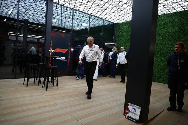 Formula 1 Saudi Arabia Grand Prix 25 03 2022, Jeddah Corniche Circuit, Jeddah, Formula 1 Saudi Arabia Grand Prix ,in picture FIA President Mohammed bin Sulayem, Formula 1 chief Stefano Domenicali, coming from meeting with team principals and drivers nordphotoxGmbHx xBratic nph00250