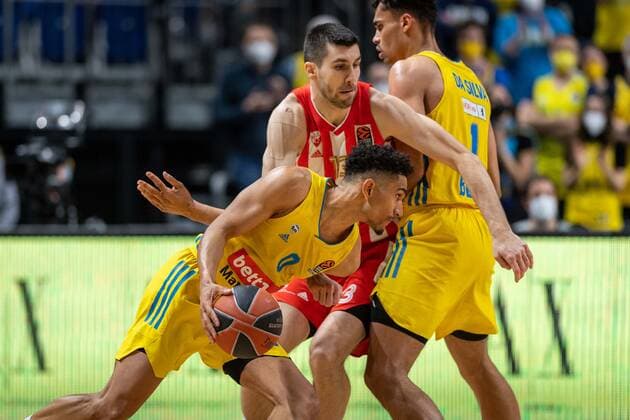 Basketball Berlin 25 03 2022 Euroleague Regular Season 2021 2022 Alba Berlin Crvena Zvezda mts Belgrade Maodo Lo Alba Berlin, No 00