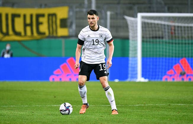 Football, Men, Germany, U21 National Team, European Championship Qualification, Tivoli Aachen Germany white Latvia red Maximilian Bauer GER Action, Single Image DFB DFL REGULATIONS PROHIBIT ANY USE OF PHOTOGRAPHS AS IMAGE SEQUENCES AND OR QUASI VIDEO