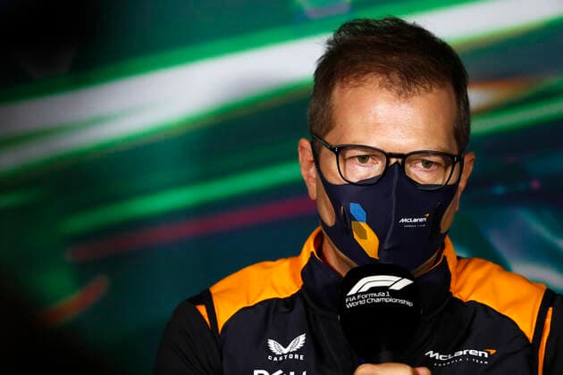 SEIDL Andreas, Team Principal of McLaren F1 Team, portrait, Team Principal press conference, PK, Pressekonferenz during the Formula 1 STC Saudi Arabian Grand Prix 2022, 2nd round of the 2022 FIA Formula One World Championship, WM, Weltmeisterschaft on the Jeddah Corniche Circuit, from March 25 to 27, 2022 in Jeddah, Saudi Arabia - F1 - SAUDI ARABIAN GRAND PRIX 2022 DPPI Panoramic GP2202_123456_X4I7402