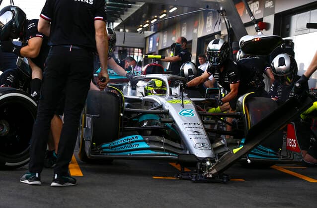 44 Lewis Hamilton GBR, Mercedes AMG Petronas F1 Team , F1 Grand Prix of Saudi Arabia at Jeddah Corniche Circuit on March 26, 2022 in Jeddah, Saudi Arabia Photo by HOCH ZWEI Jeddah Saudi Arabia