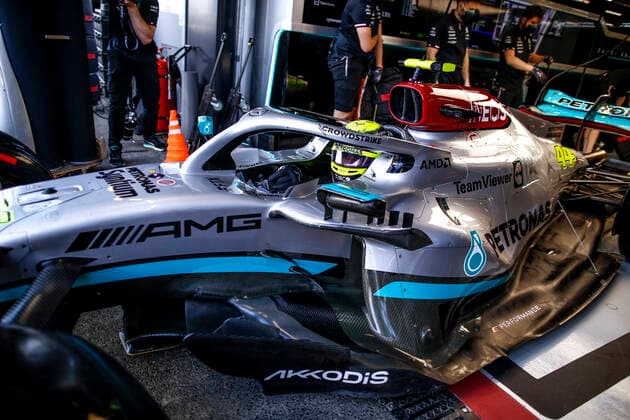 44 Lewis Hamilton GBR, Mercedes AMG Petronas F1 Team , F1 Grand Prix of Saudi Arabia at Jeddah Corniche Circuit on March 26, 2022 in Jeddah, Saudi Arabia Photo by HOCH ZWEI Jeddah Saudi Arabia