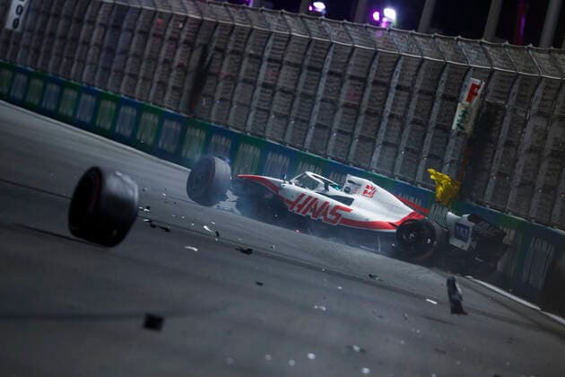 Formula 1 GP Saudi Arabia, Crash of Mick Schumacher