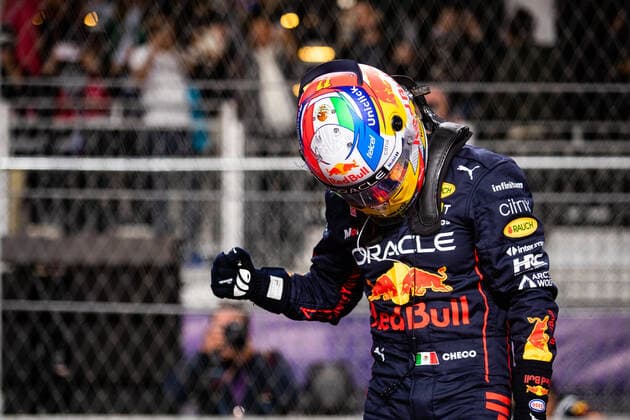 PEREZ Sergio (mex), Red Bull Racing RB18, portrait during the Formula 1 STC Saudi Arabian Grand Prix 2022, 2nd round of the 2022 FIA Formula One World Championship, WM, Weltmeisterschaft on the Jeddah Corniche Circuit, from March 25 to 27, 2022 in Jeddah, Saudi Arabia - F1 - SAUDI ARABIAN GRAND PRIX 2022 DPPI Panoramic  00122006__B2_9094