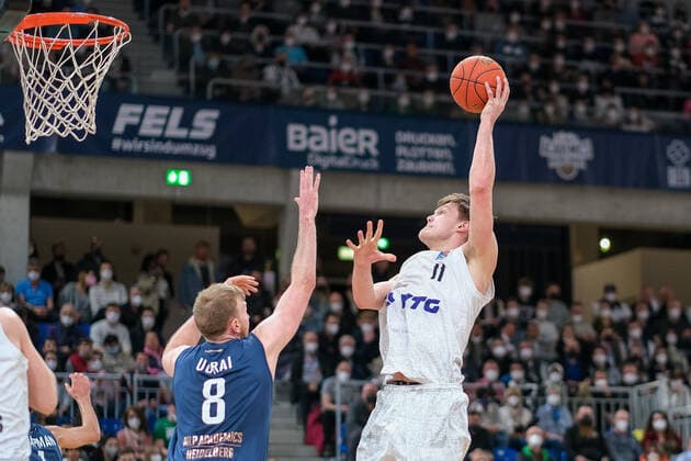 Basketball, BBL, MLP Academics Heidelberg - Hamburg Towers