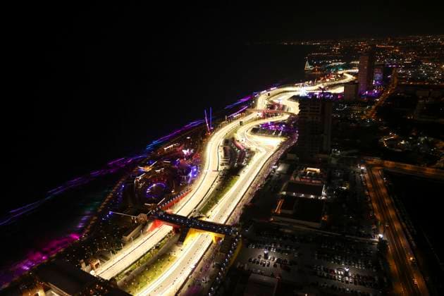 General view, F1 Grand Prix of Saudi Arabia at Jeddah Corniche Circuit on March 25, 2022 in Jeddah, Saudi Arabia Photo by HOCH ZWEI Jeddah Saudi Arabia