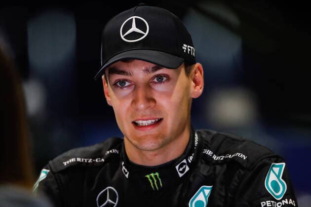RUSSELL George (gbr), Mercedes AMG F1 Team W13, portrait during the Formula 1 STC Saudi Arabian Grand Prix 2022, 2nd round of the 2022 FIA Formula One World Championship, WM, Weltmeisterschaft on the Jeddah Corniche Circuit, from March 25 to 27, 2022 in Jeddah, Saudi Arabia - F1 - SAUDI ARABIAN GRAND PRIX 2022 DPPI Panoramic  00122006__V2_2603