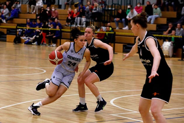 Basketball, Women, 2. BL, Chemcats Chemnitz - Falcons Bad Homburg