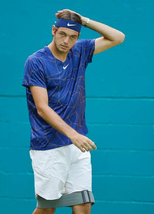 March 26, 2022, Miami Gardens, Florida, United States Of America: MIAMI GARDENS, FLORIDA - MARCH 26: Taylor Fritz day 6 at the Miami Open at the Hard Rock Stadium on March 26, 2022 in Miami Gardens, Florida....People: Taylor Fritz Miami Gardens USA - ZUMAs214 20220326_zda_s214_178 Copyright: xSMGx