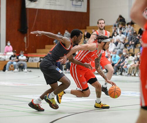 Basketball, 2. BL Pro B, White Wings Hanau - Gießen 46ers Rackelos