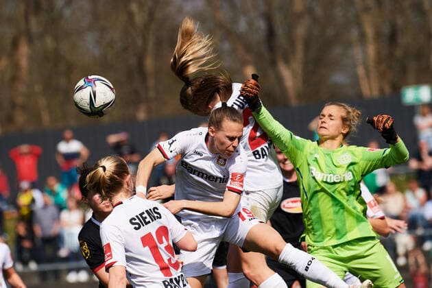 GERMANY, KÖLN - MARCH 27, 2022: The match Frauen Bundesliga FC Köln vs FC Bayer 04 Copyright: xVITALIIxKLIUIEVx