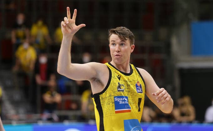 Ludwigsburg , Basketball easycredit BBL Bundesliga MHP Riesen Ludwigsburg vs Basketball Löwen Braunschweig , Jordan Hulls Riesen