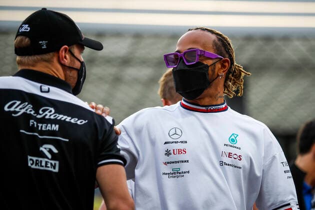 HAMILTON Lewis (gbr), Mercedes AMG F1 Team W13, portrait during the Formula 1 STC Saudi Arabian Grand Prix 2022, 2nd round of the 2022 FIA Formula One World Championship, WM, Weltmeisterschaft on the Jeddah Corniche Circuit, from March 25 to 27, 2022 in Jeddah, Saudi Arabia - F1 - SAUDI ARABIAN GRAND PRIX 2022 - RACE DPPI Panoramic  00122007__B2_9801.JPG_