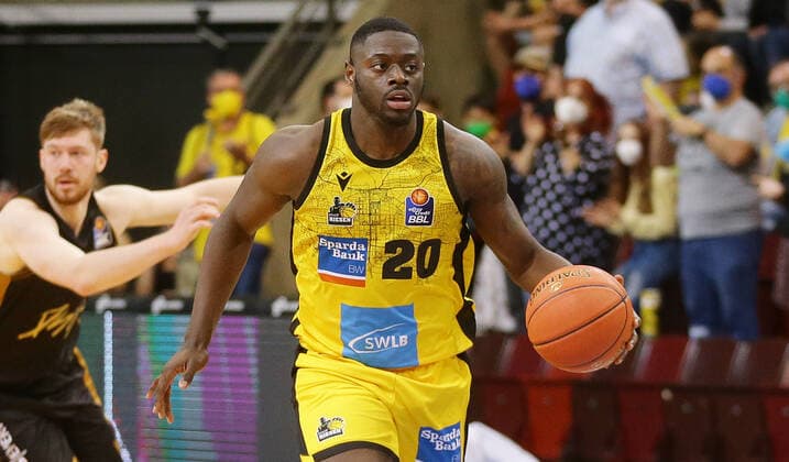 Ludwigsburg , Basketball easycredit BBL Bundesliga MHP Riesen Ludwigsburg vs Basketball Löwen Braunschweig , Rawle Alkins Riesen