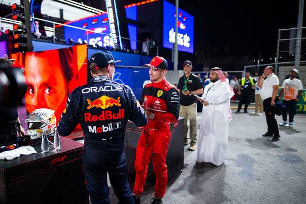LECLERC Charles (mco), Scuderia Ferrari F1-75, portrait during the Formula 1 STC Saudi Arabian Grand Prix 2022, 2nd round of the 2022 FIA Formula One World Championship, WM, Weltmeisterschaft on the Jeddah Corniche Circuit, from March 25 to 27, 2022 in Jeddah, Saudi Arabia - F1 - SAUDI ARABIAN GRAND PRIX 2022 - RACE DPPI Panoramic  00122007_JFBE4842