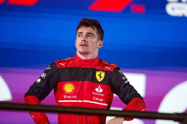 podium LECLERC Charles (mco), Scuderia Ferrari F1-75, portrait during the Formula 1 STC Saudi Arabian Grand Prix 2022, 2nd round of the 2022 FIA Formula One World Championship, WM, Weltmeisterschaft on the Jeddah Corniche Circuit, from March 25 to 27, 2022 in Jeddah, Saudi Arabia - F1 - SAUDI ARABIAN GRAND PRIX 2022 - RACE DPPI Panoramic  00122007__V2_4915