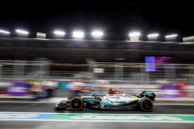 44 Lewis Hamilton GBR, Mercedes AMG Petronas F1 Team , F1 Grand Prix of Saudi Arabia at Jeddah Corniche Circuit on March 27, 2022 in Jeddah, Saudi Arabia Photo by HOCH ZWEI Jeddah Saudi Arabia