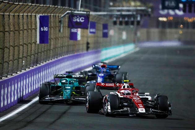 24 Guanyu Zhou CHN, Alfa Romeo F1 Team ORLEN , F1 Grand Prix of Saudi Arabia at Jeddah Corniche Circuit on March 27, 2022 in Jeddah, Saudi Arabia Photo by HOCH ZWEI Jeddah Saudi Arabia